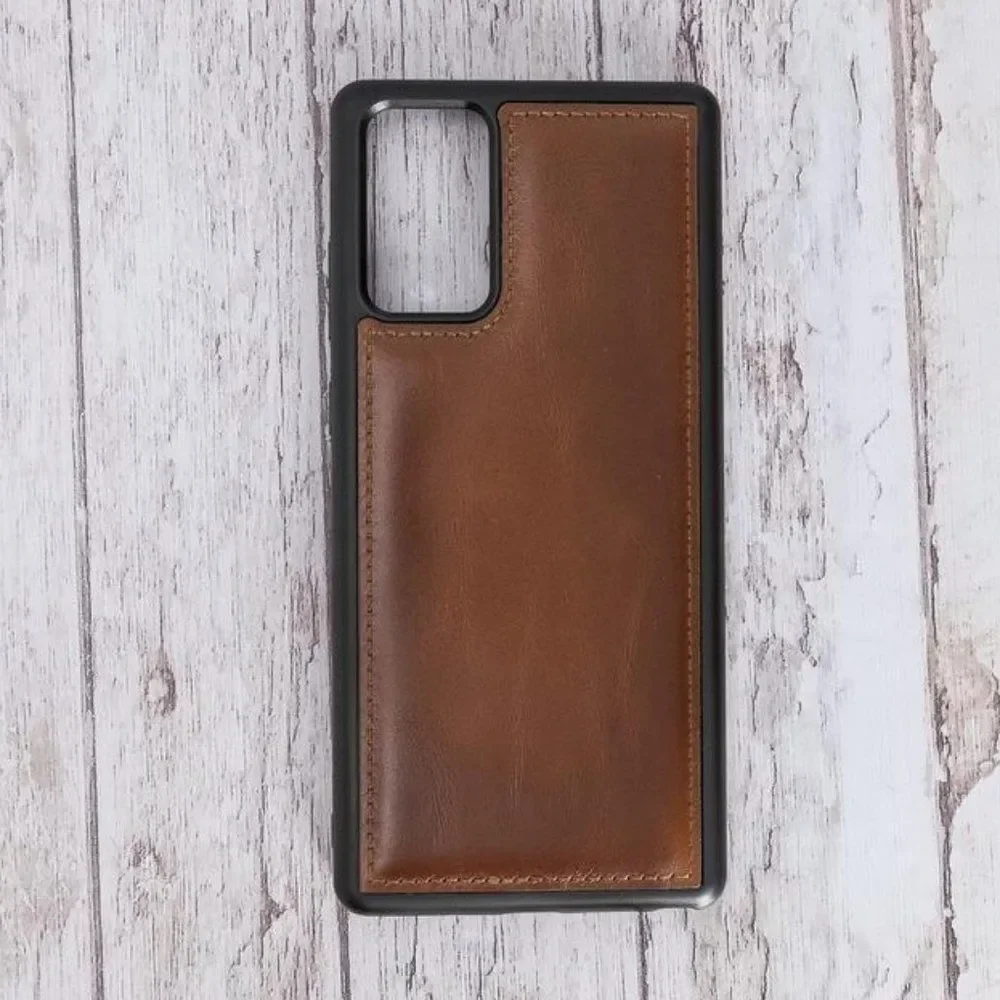 Samsung Note 20/Ultra Premium Leather Case Brown
